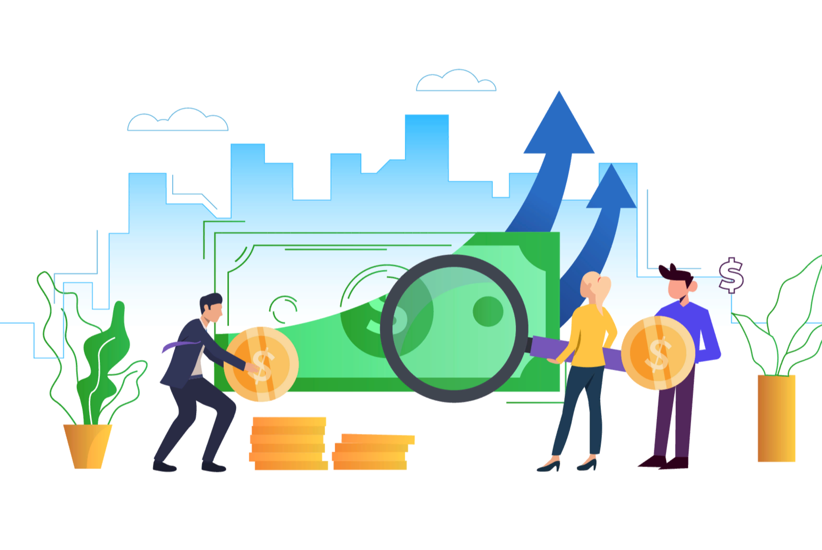 Signals2Trade by Lennart financial growth illustration.